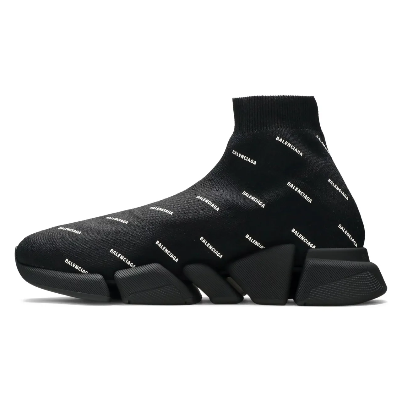 Balenciaga Speed 2.0 Sneaker 'Black label all over'