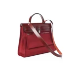 حقيبة Hermès Rouge Grenat/Rouge H المصنوعة من القماش والجلد بسحاب 31 حقيبة