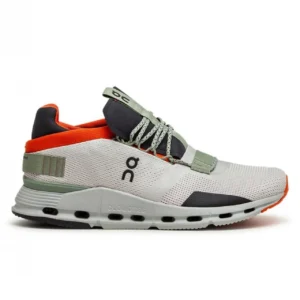 On Cloudnova (White/Grey/Orange)