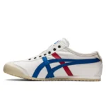 Onitsuka Tiger mexico 66 سهل الارتداء أبيض/ثلاثي الألوان