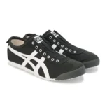 حذاء Onitsuka Tiger MEXICO 66 سهل الارتداء باللونين الأسود والأبيض