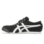 حذاء Onitsuka Tiger MEXICO 66 سهل الارتداء باللونين الأسود والأبيض