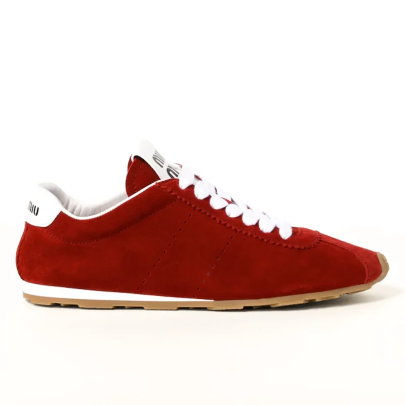 New balance Miu Miu Plume suede Scarlet