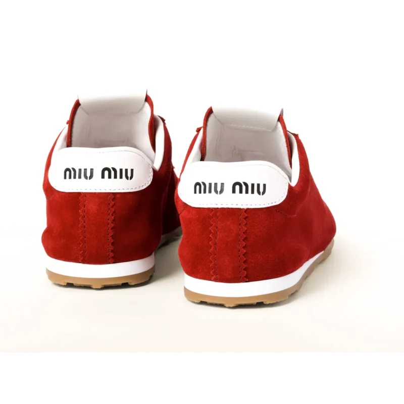 New balance Miu Miu Plume suede Scarlet