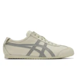 حذاء Onitsuka Tiger Mexico 66 سهل الارتداء باللون الأبيض والرمادي