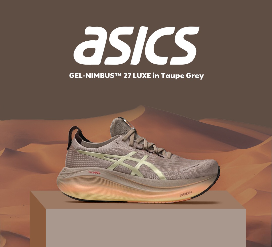 ASICS GEL-NIMBUS™ 27 LUXE in Taupe Grey