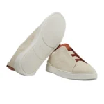 Off White Canvas Triple Stitch