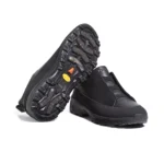 Black Leather Triple Stitch Monte