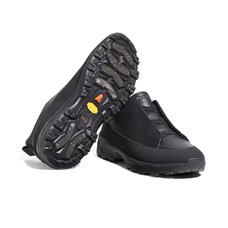 Black Leather Triple Stitch Monte