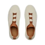 Off White Canvas Triple Stitch