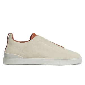 Off White Canvas Triple Stitch