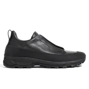 Black Leather Triple Stitch Monte