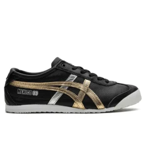 Onitsuka Tiger Mexico 66 Black Gold Silver
