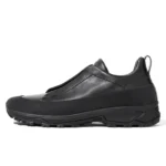 Black Leather Triple Stitch Monte